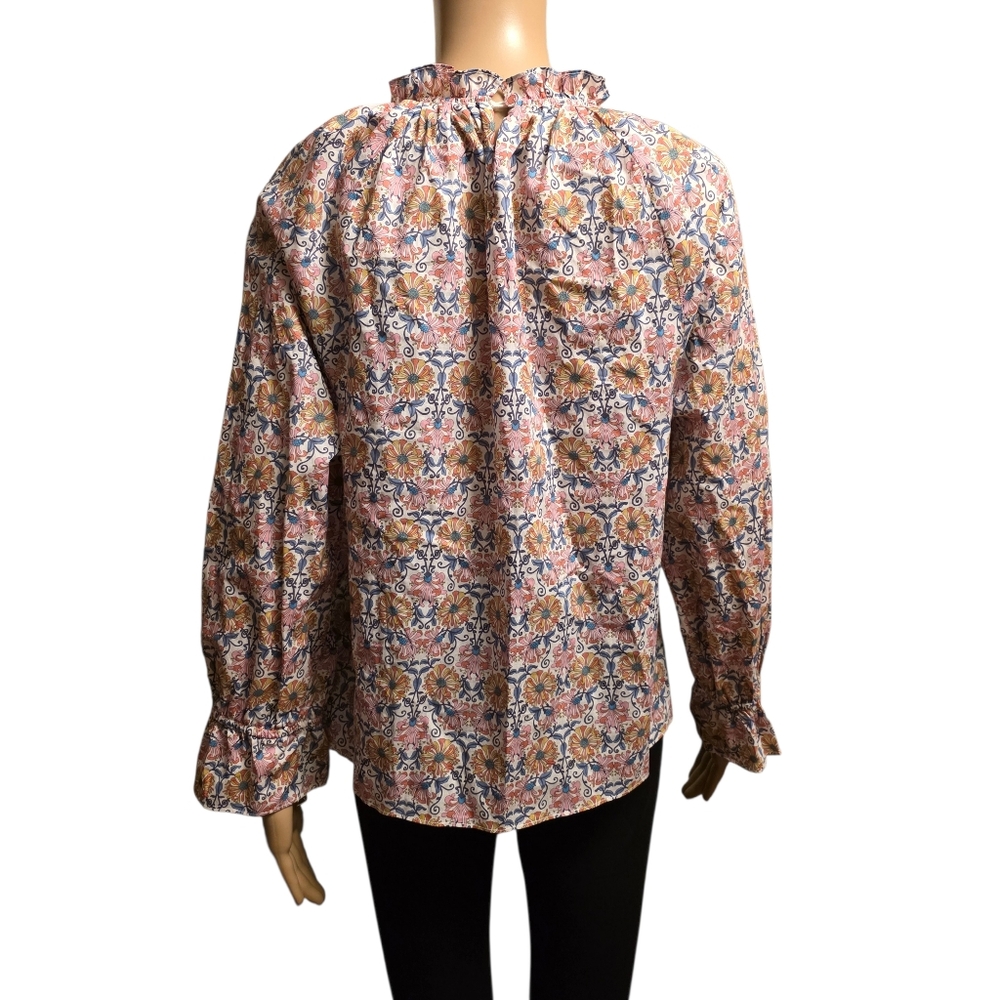 J. Crew Floral Print Women's Blouse Size S Nwt - Picture 5 of 15
